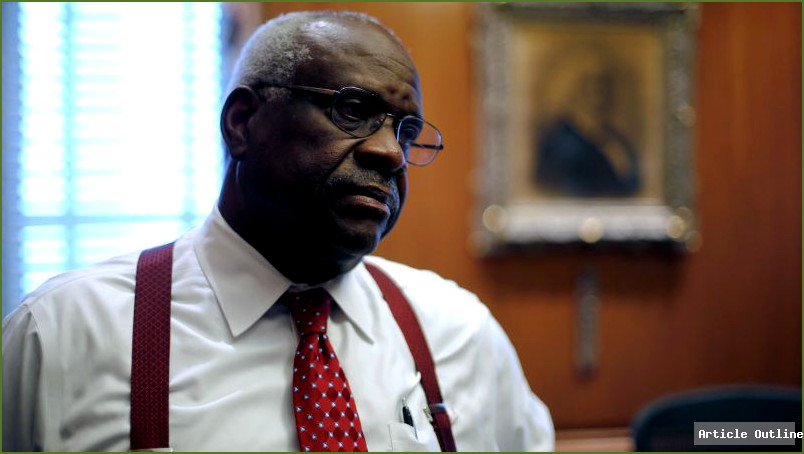 Justice Clarence Thomas Supreme Court ethics scandal