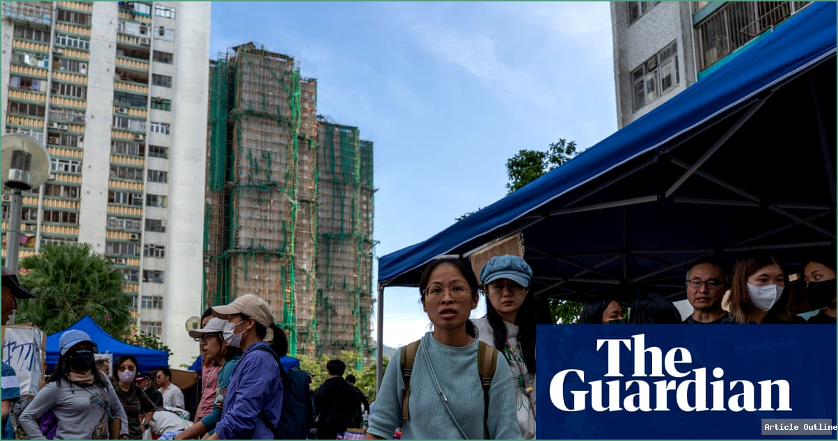 Wang Fuk Court buildings after the fire in Tai Po, Hong Kong