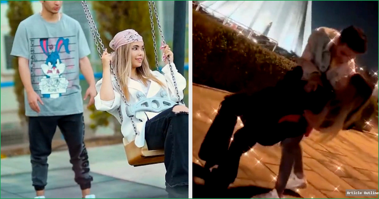 Iranian influencers Astiazh Haghighi and Amir Mohammad Ahmadi