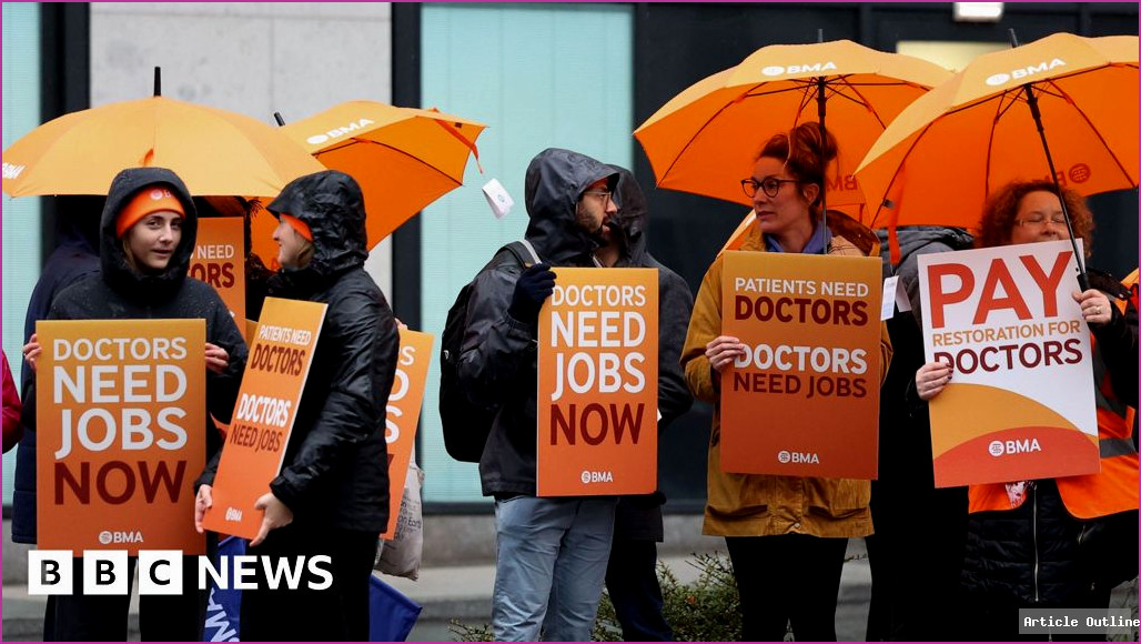 Resident doctors strike protest in Liverpool