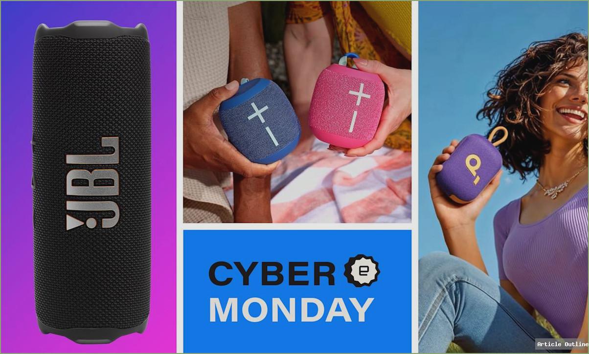 Cyber Monday 2025 Speaker Deals - Bluetooth, Smart Speakers, and Soundbars