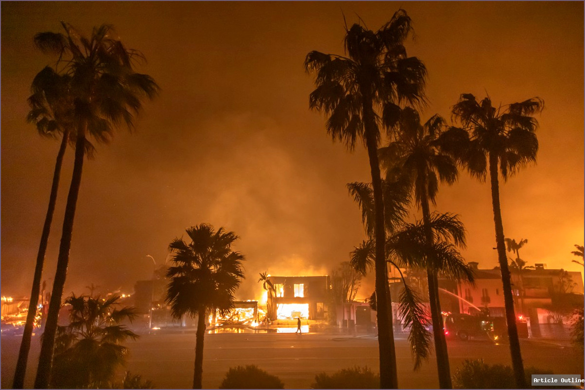 Aerial view of homes in a flood-prone neighborhood, symbolizing climate risk