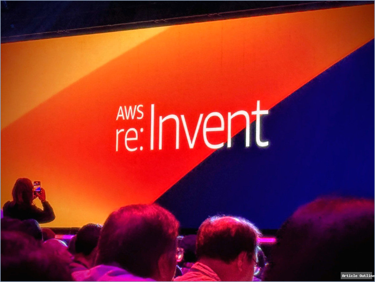 AWS re:Invent 2025 main event stage in Las Vegas