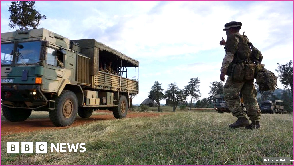 British Army Training Unit Kenya soldiers in Laikipia
