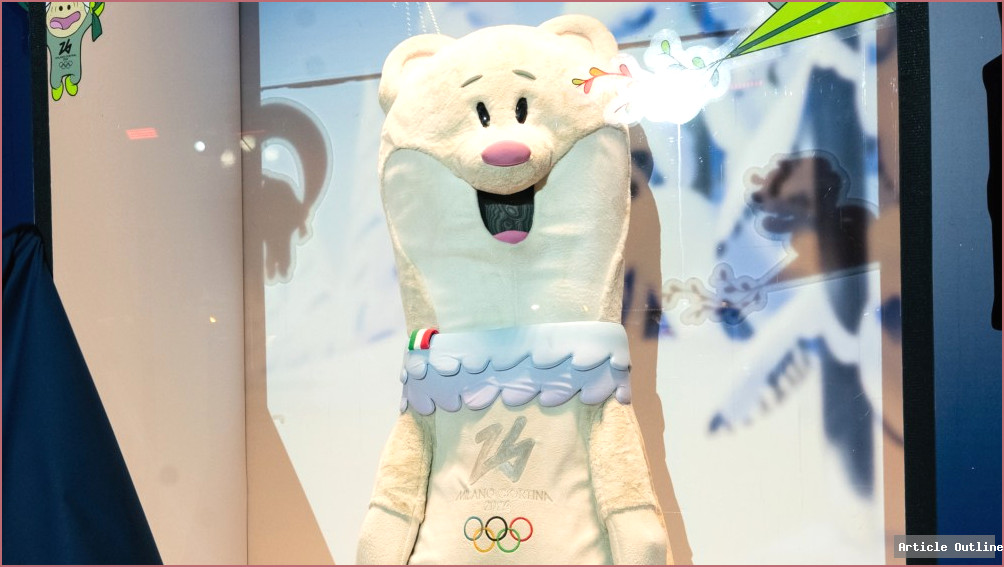 Rinascente holiday windows Olympic theme Milano Cortina 2026
