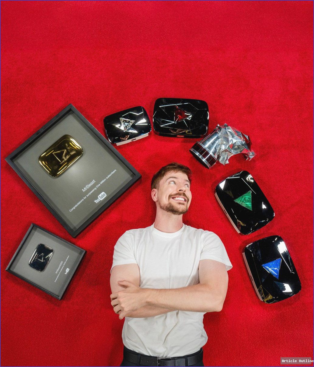 MrBeast IPO concept - MrBeast and CEO on stage