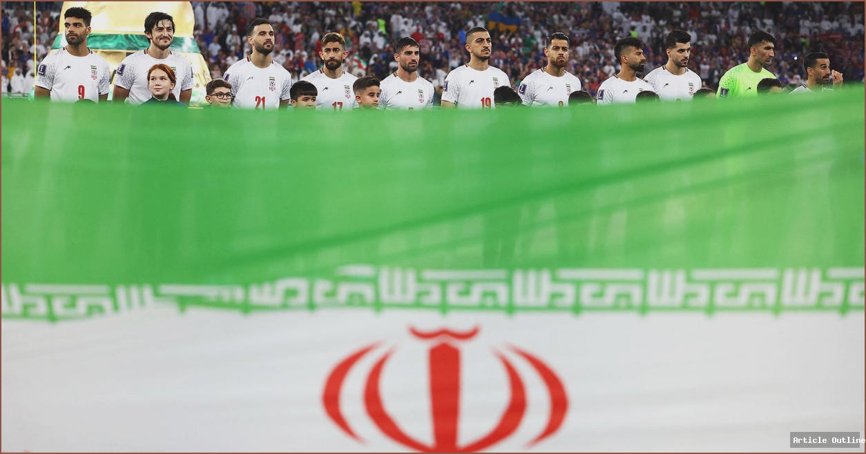 Iran vs USA World Cup match - players in action