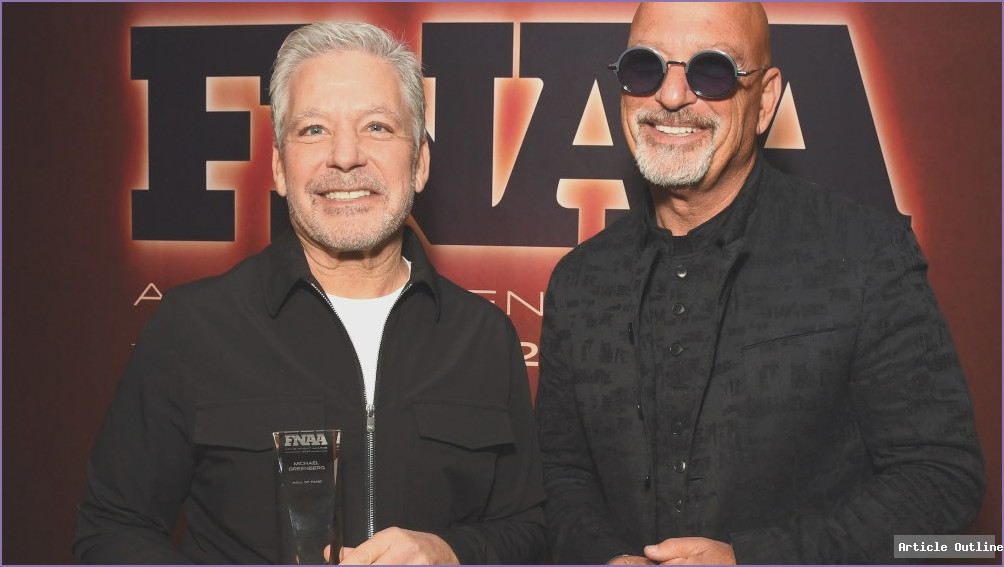 Howie Mandel and Michael Greenberg at FN Achievement Awards 2025