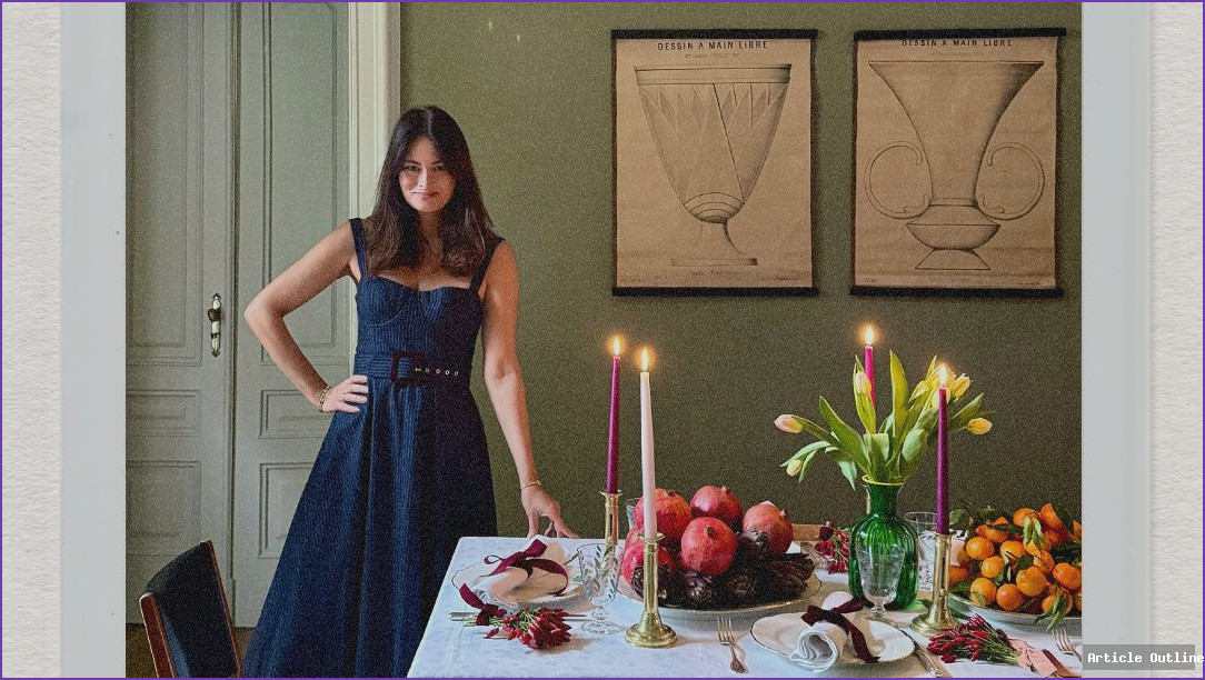 Mimi Thorisson's winter dinner table