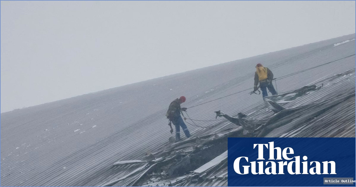 Chernobyl New Safe Confinement damage after drone strike