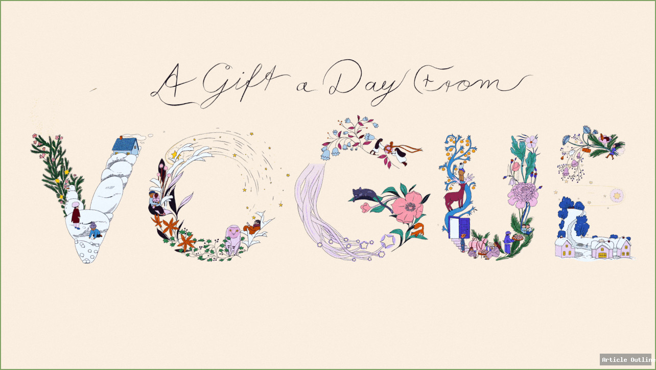 Vogue 25-Day Gift Countdown illustration