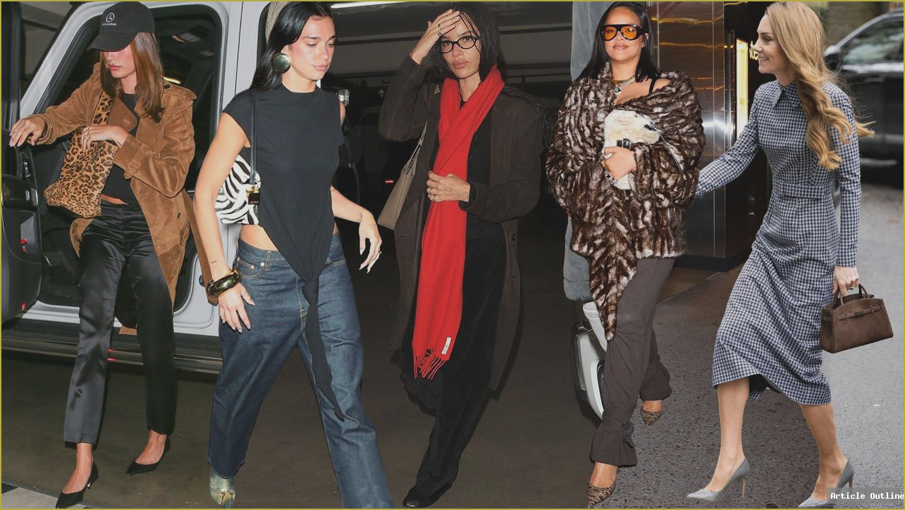 Best Celebrity Street Style Looks Winter 2025