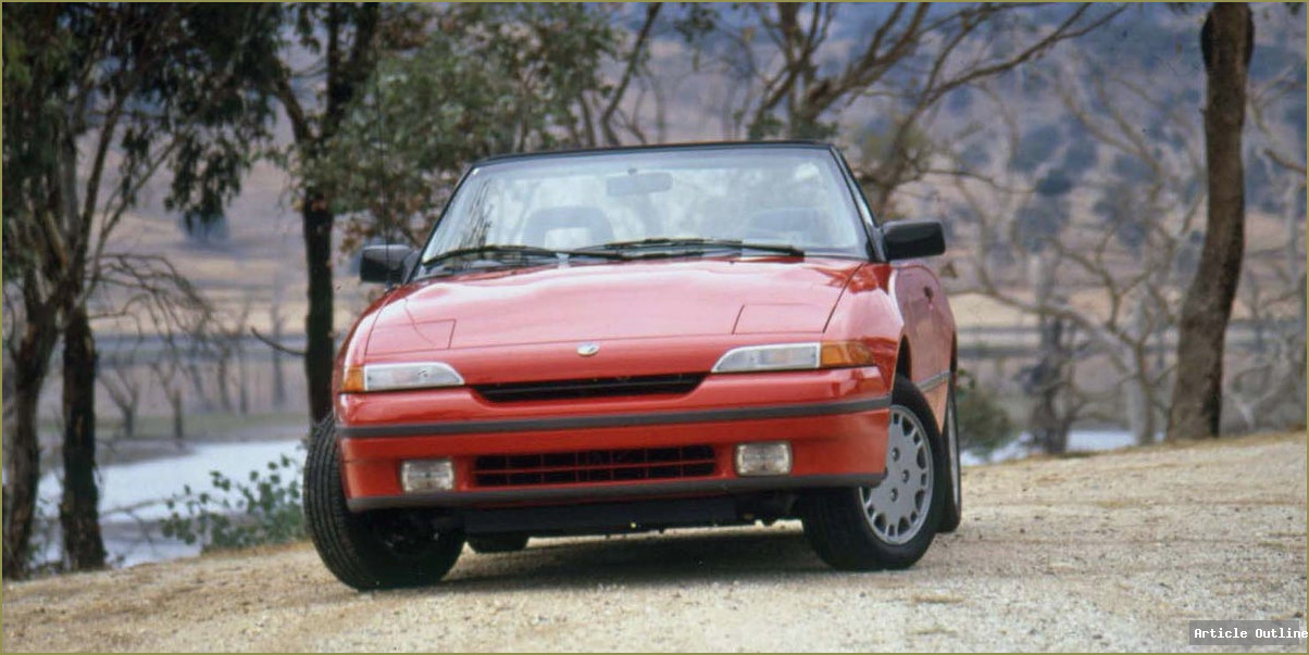 1990 Mercury Capri XR2 front view