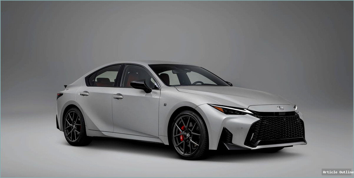 2026 Lexus IS front view