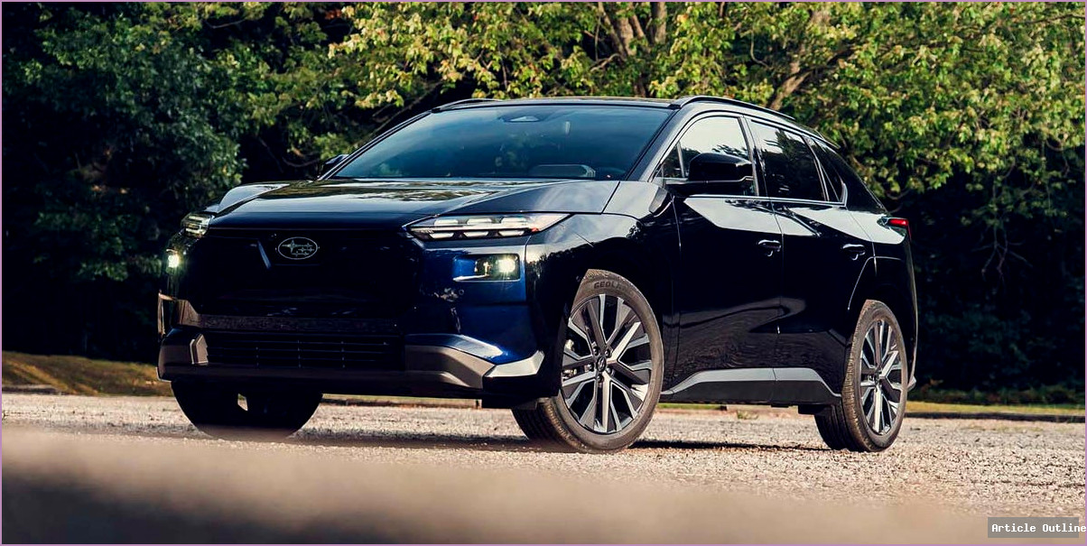 2026 Subaru Solterra electric SUV front view