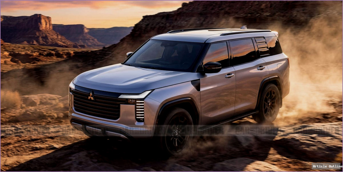 2028 Mitsubishi Montero spy shot