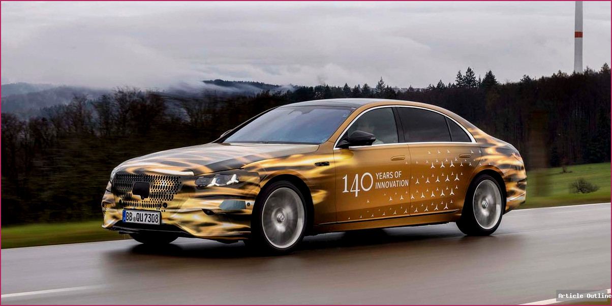 2027 Mercedes-Benz S-Class prototype exterior front view