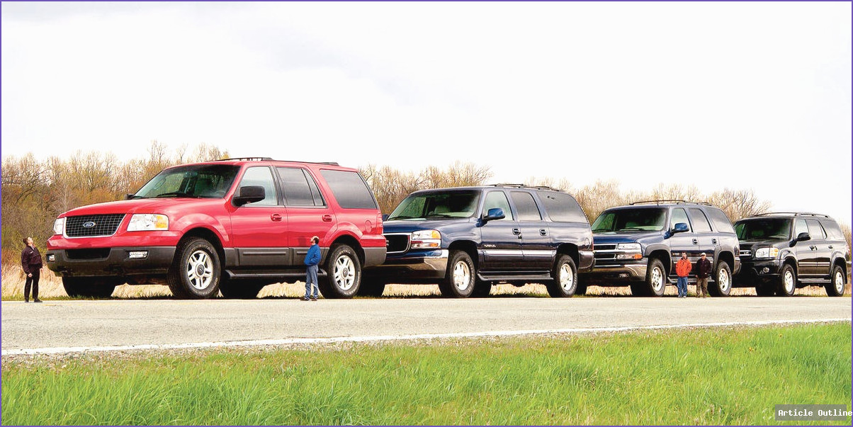 2003 Full-Size SUV Comparison Test