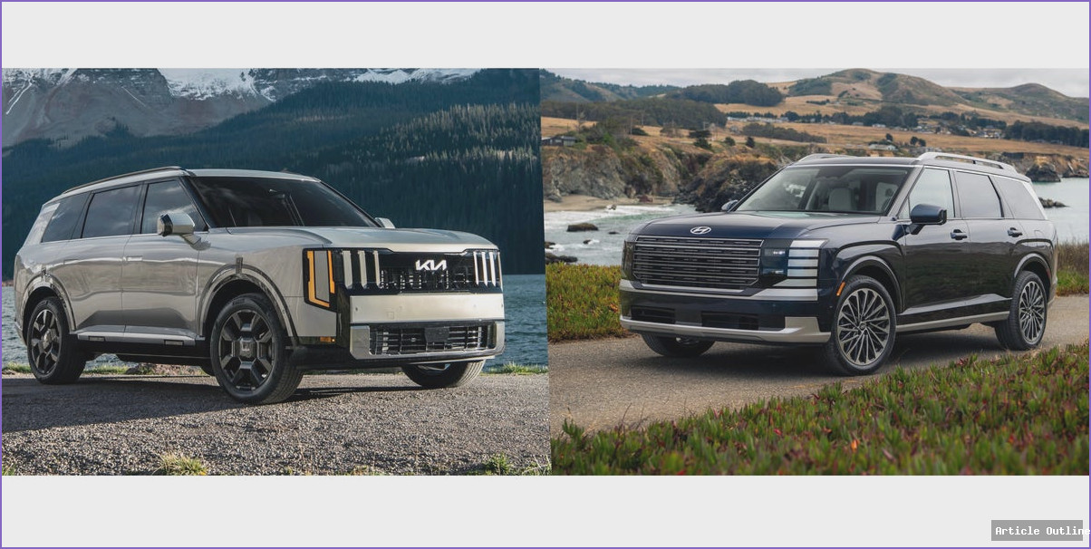 Hyundai Palisade vs. Kia Telluride lead image