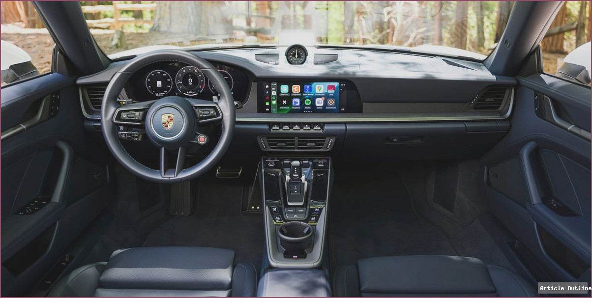 2025 Porsche 911 Carrera Cabriolet interior dashboard