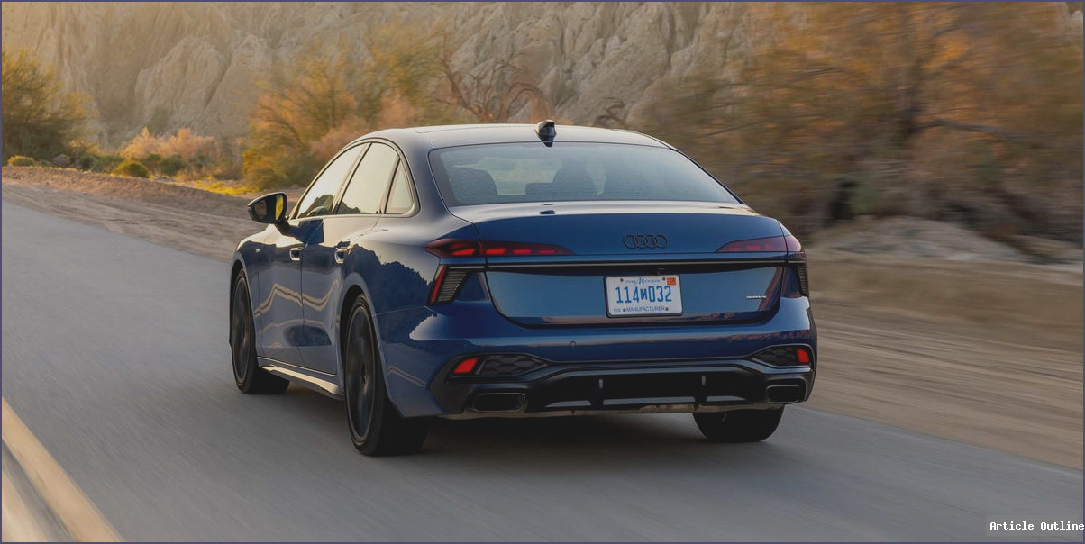 2026 Audi A6 exterior front view