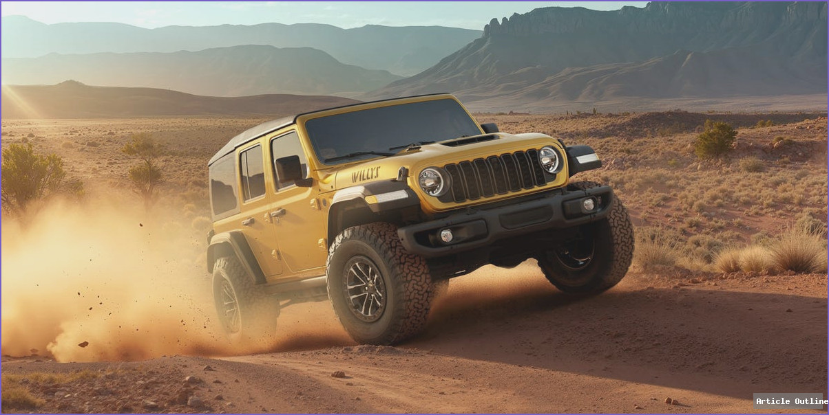 2026 Jeep Wrangler Willys 392 in Goldilocks yellow