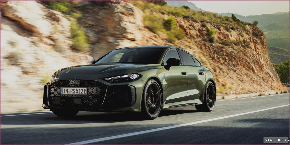 2027 Audi RS5 plug-in hybrid front view