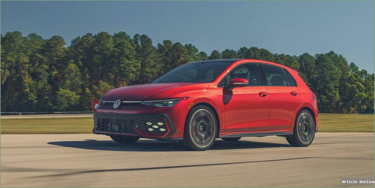 2025 Volkswagen Golf GTI at VIR Lightning Lap