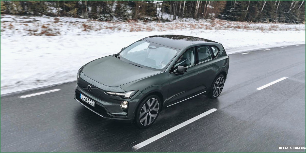 2027 Volvo EX60 front view