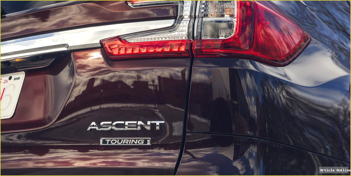 2026 Subaru Ascent Touring exterior photo