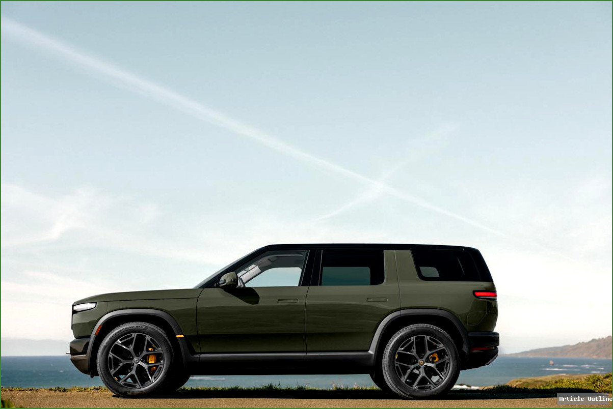 Rivian R2 EV SUV Black Crater interior