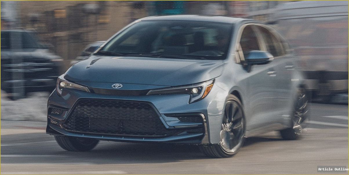 2026 Toyota Corolla FX Edition front view
