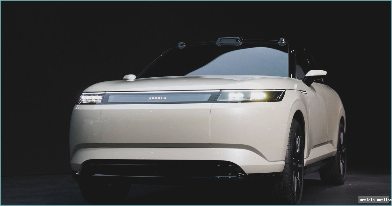 Sony-Honda Afeela electric vehicle prototype