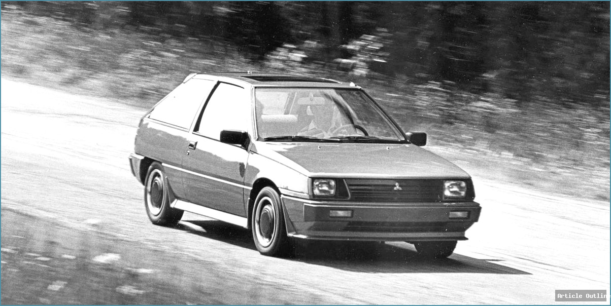 1985 Mitsubishi Mirage Turbo front view