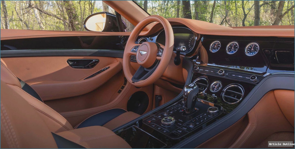 2026 Bentley Continental GT S interior