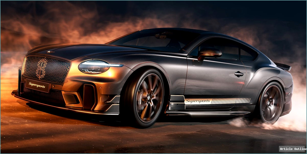 2027 Bentley Continental GT front view luxury car