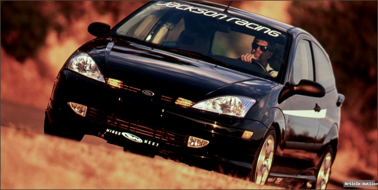 Jackson Racing Supercharged Ford Focus ZX3 on the road