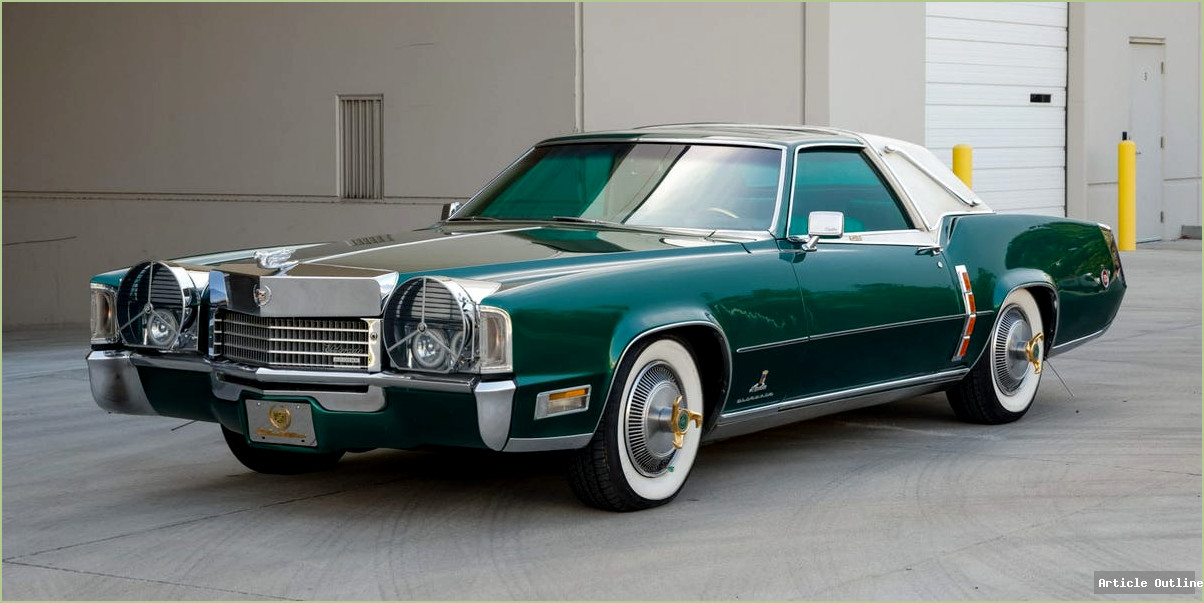 George Barris customized 1970 Cadillac Eldorado del Cavallero in green