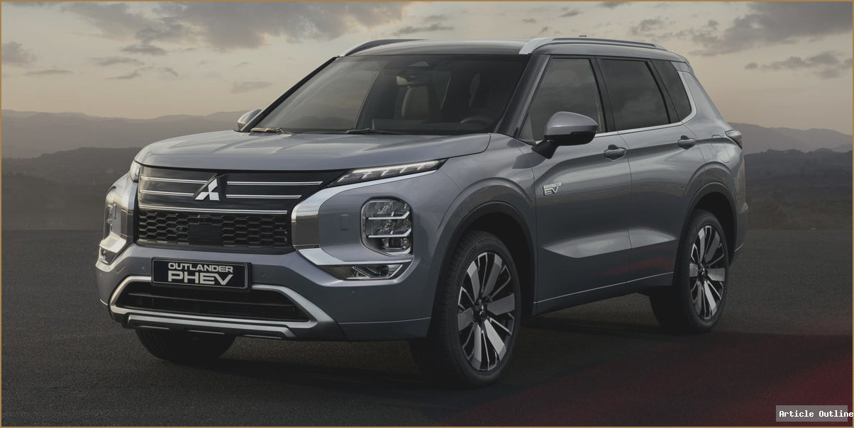 2027 Mitsubishi Outlander PHEV exterior front view