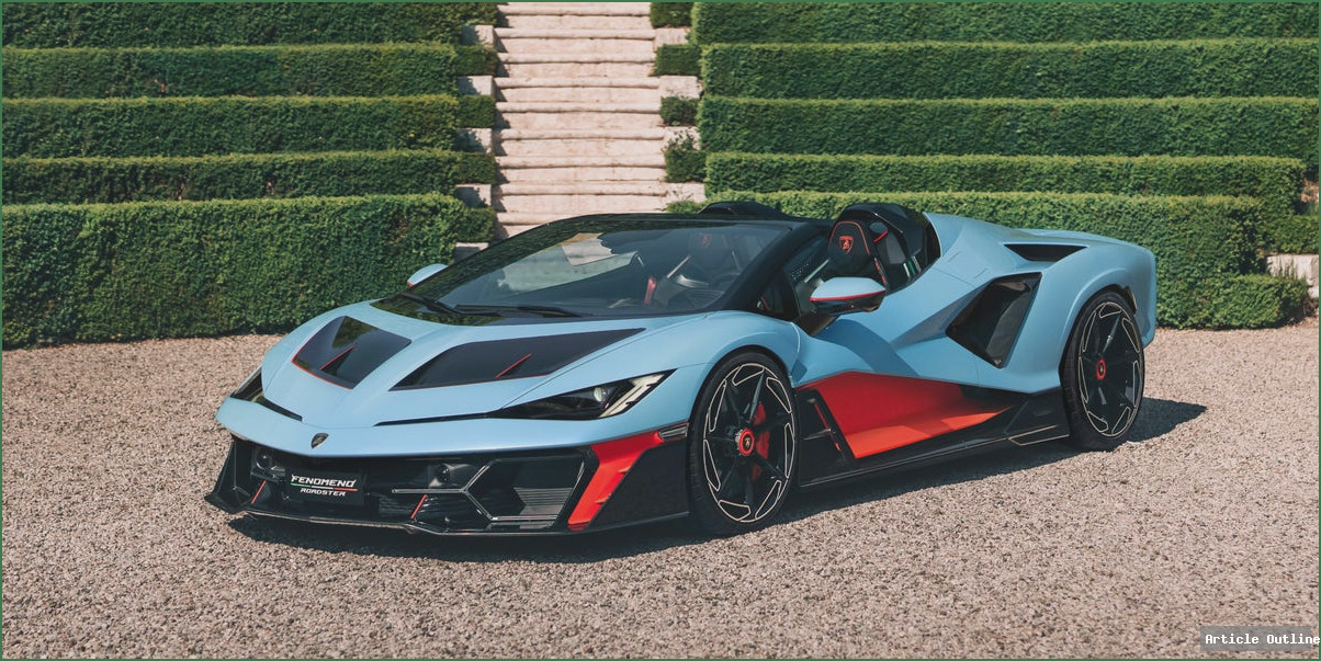 Lamborghini Fenomeno Roadster front view