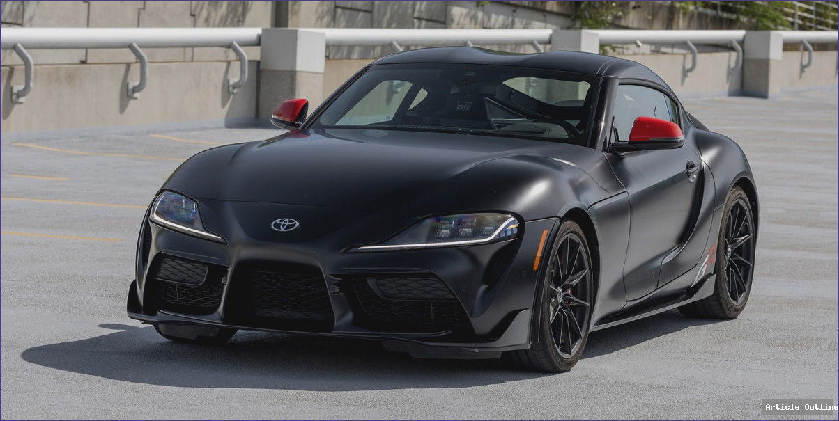 2026 Toyota GR Supra MkV Final Edition on the road