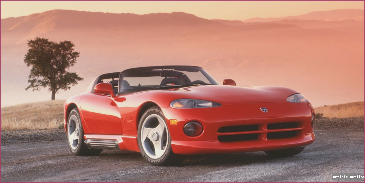 1992 Dodge Viper RT/10 front view