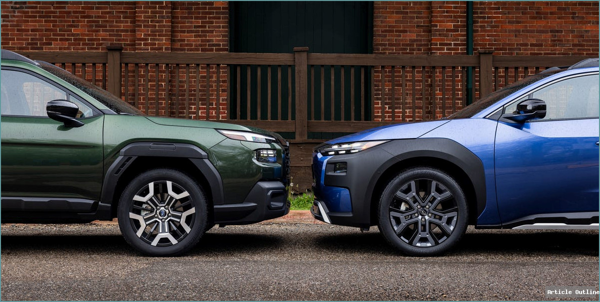 2026 Subaru Trailseeker and Outback side-by-side