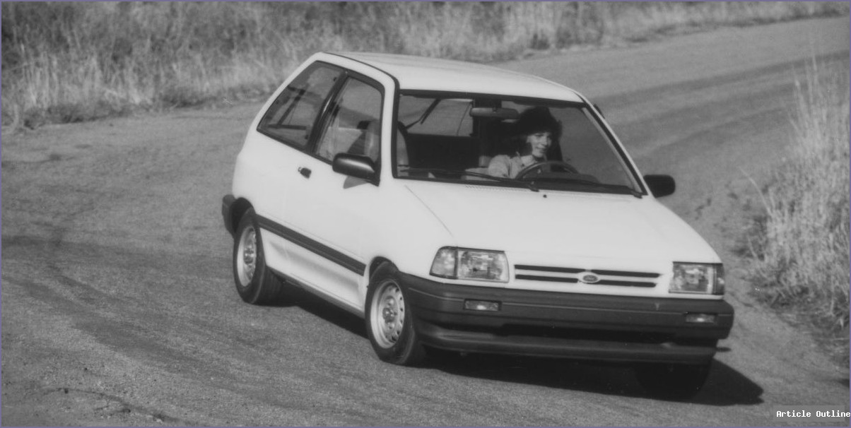 1987 Ford Festiva LX side profile