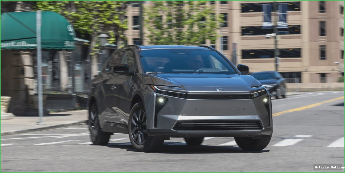 2026 Toyota bZ exterior front driving