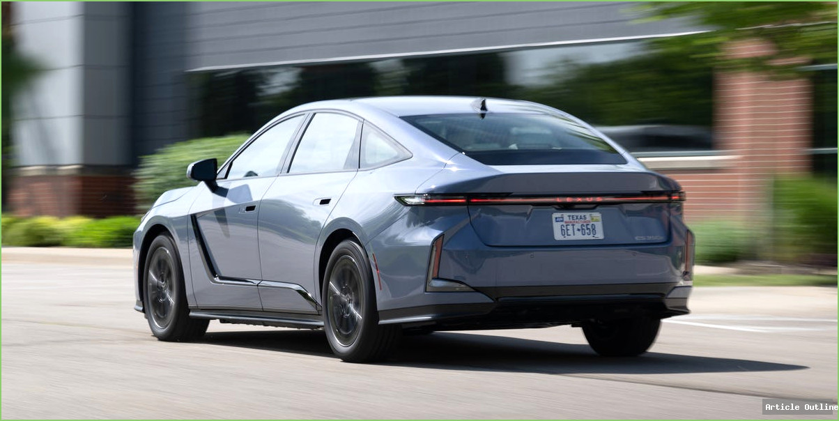 2026 Lexus ES EV front three-quarter view