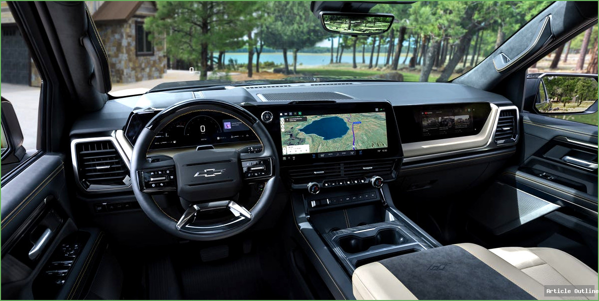 2027 Chevy Silverado 1500 new high-tech interior