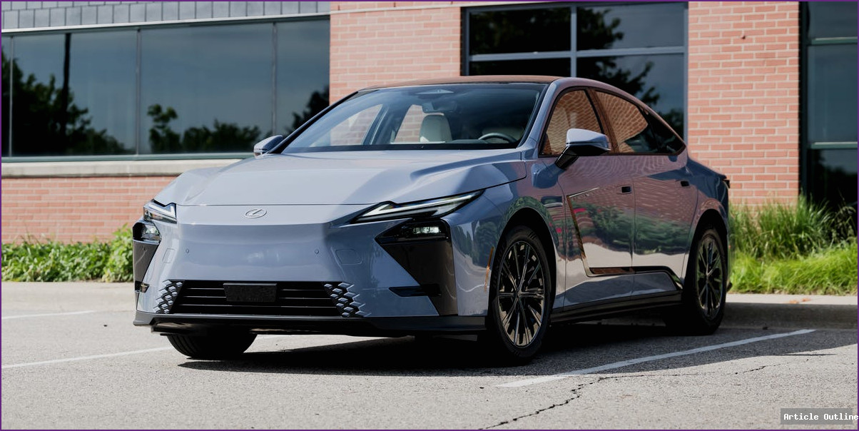 2026 Lexus ES EV exterior front view