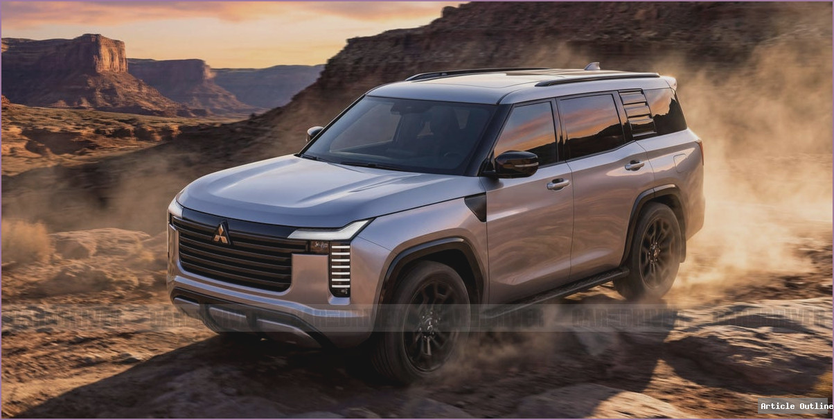Mitsubishi Montero concept illustration