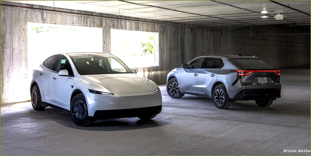 Tesla Model Y vs Toyota bZ - 2026 comparison